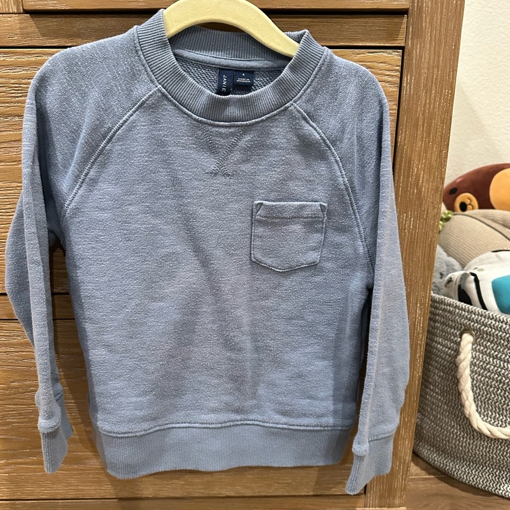 Jeannie and Jack pulled over sweatshirt
